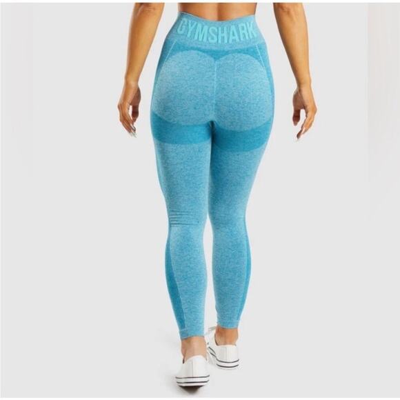 Gymshark Contouring Flex High Waisted Leggings Atlas Blue‎ Size Small - Picture 1 of 12